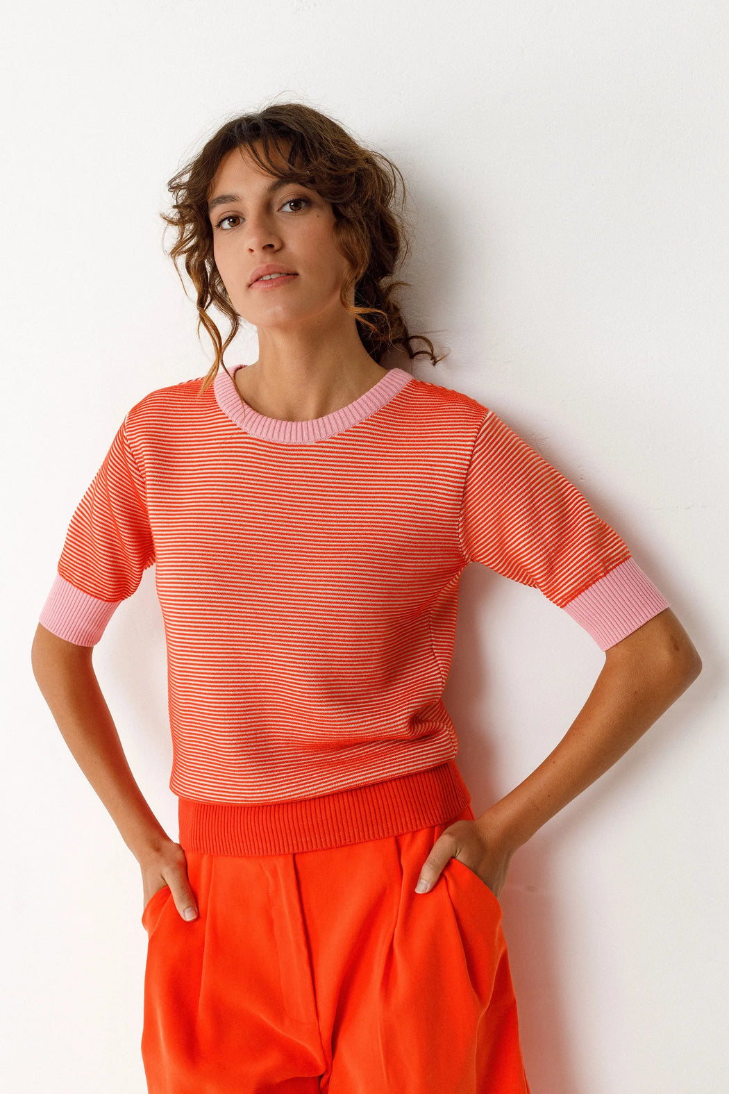 3/4 Arm Strickpullover Muike-SKFK-Pullis & Sweatshirts-ROTATION BOUTIQUE BERLIN