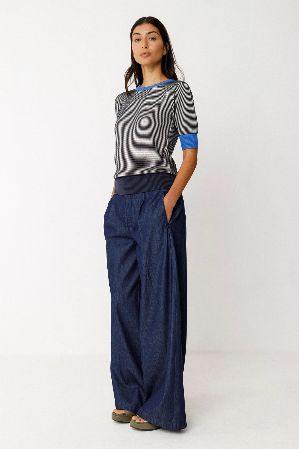 3/4 Arm Strickpullover Muike-SKFK-Pullis & Sweatshirts-ROTATION BOUTIQUE BERLIN
