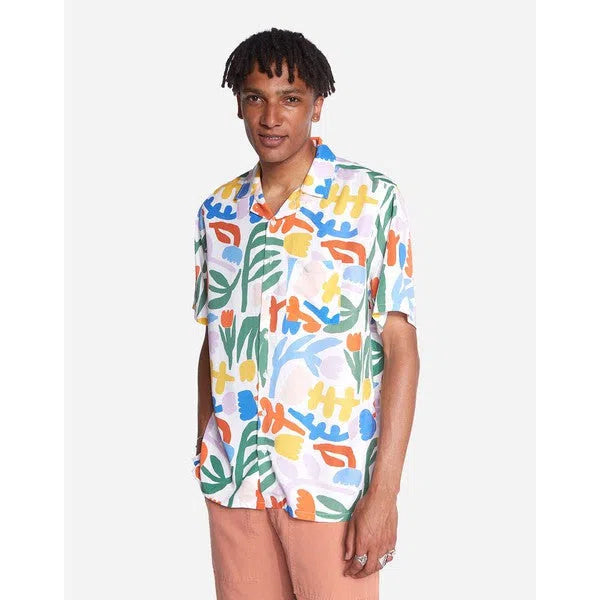 Aloha Garden - Loose Fit Hawaii Hemd mit Allover Print-Olow-Hemden & Blusen-ROTATION BOUTIQUE BERLIN
