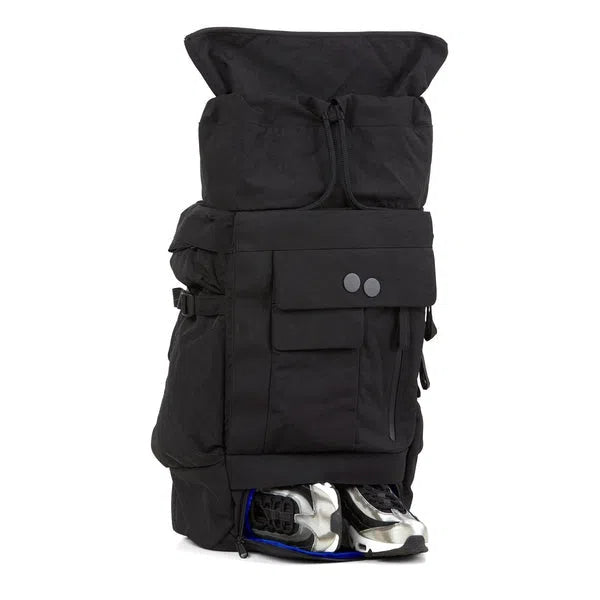 Blok Large Crinkle Black - Rucksack-Pinqponq-Rucksäcke-ROTATION BOUTIQUE BERLIN