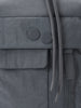 Blok Medium Crinkle Grey Rucksack-Pinqponq-Rucksäcke-ROTATION BOUTIQUE BERLIN