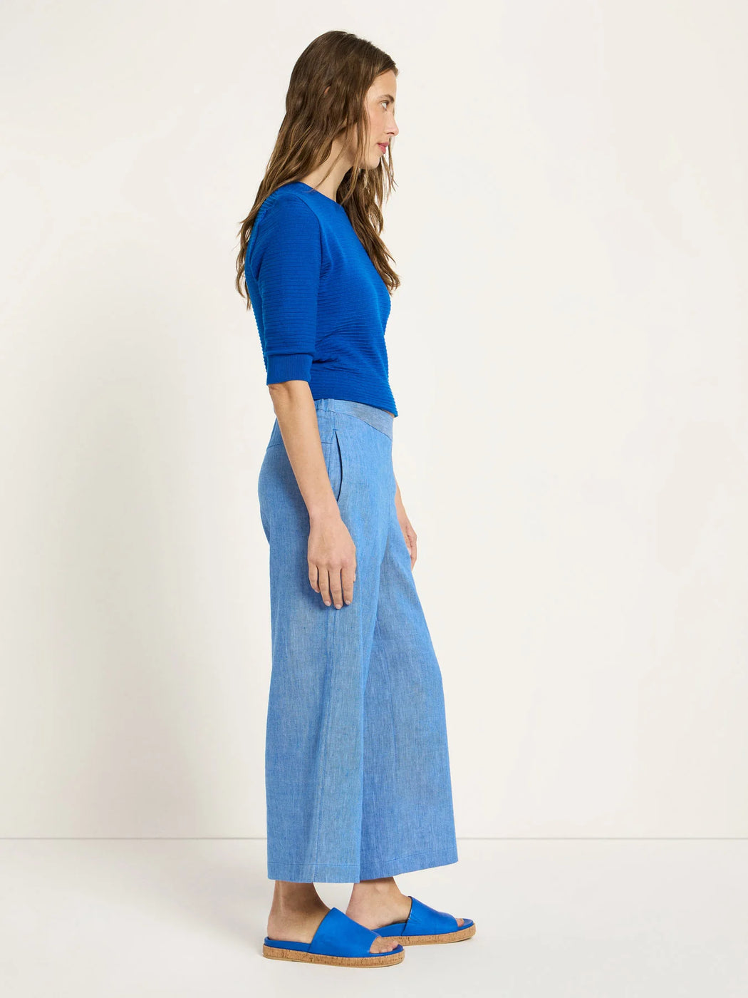 Culotte aus Leinen und Bio-Baumwolle-LANIUS-Hosen-ROTATION BOUTIQUE BERLIN