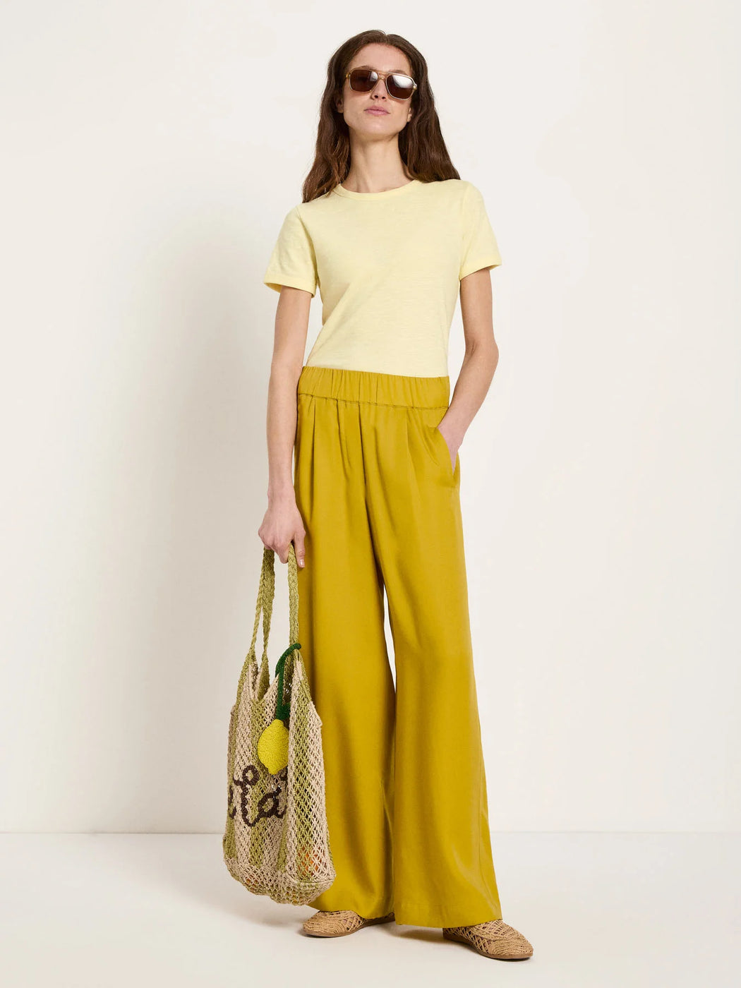 Damen Hose mit weitem Bein aus TENCEL™-LANIUS-Hosen-ROTATION BOUTIQUE BERLIN