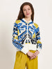 Damen Jacquard Strickjacke – GOTS-zertifiziert-Lanius-Pullis & Sweatshirts-ROTATION BOUTIQUE BERLIN