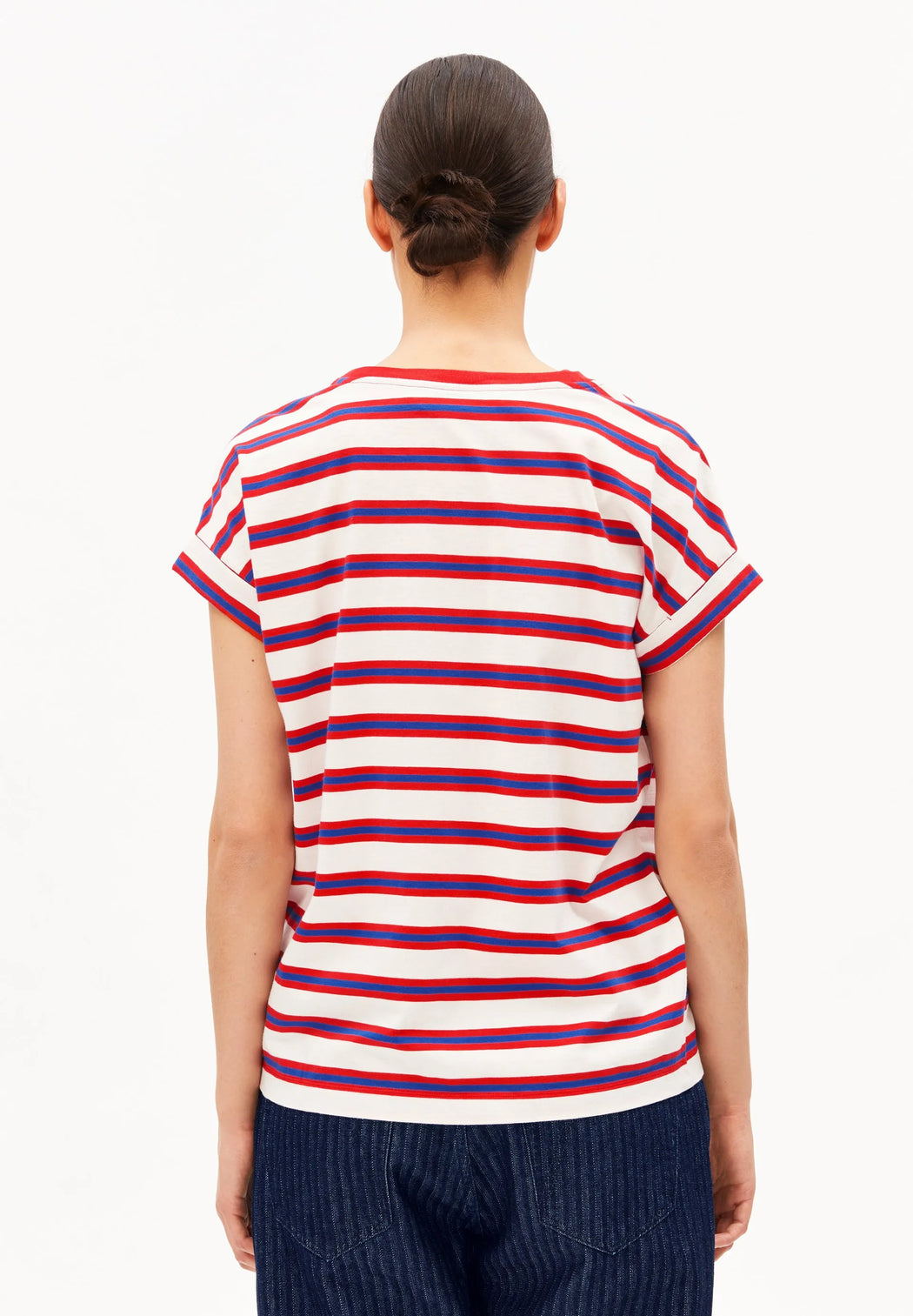Damen Streifen T-Shirt Idaara-Armedangels-T-Shirts-ROTATION BOUTIQUE BERLIN
