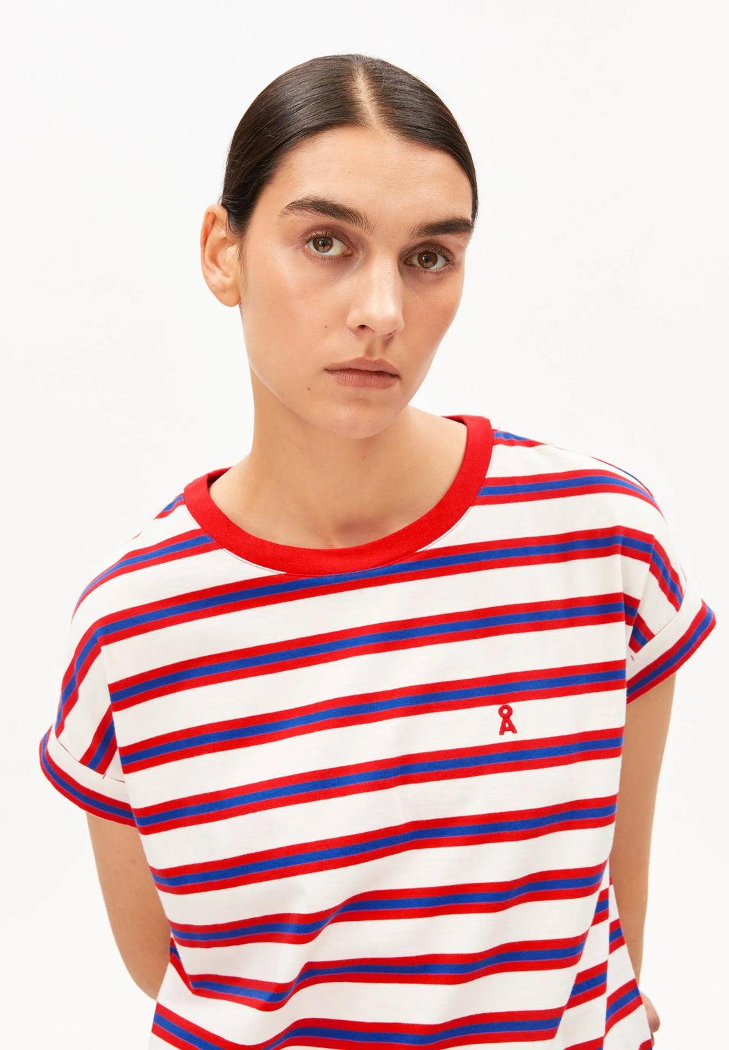 Damen Streifen T-Shirt Idaara-Armedangels-T-Shirts-ROTATION BOUTIQUE BERLIN