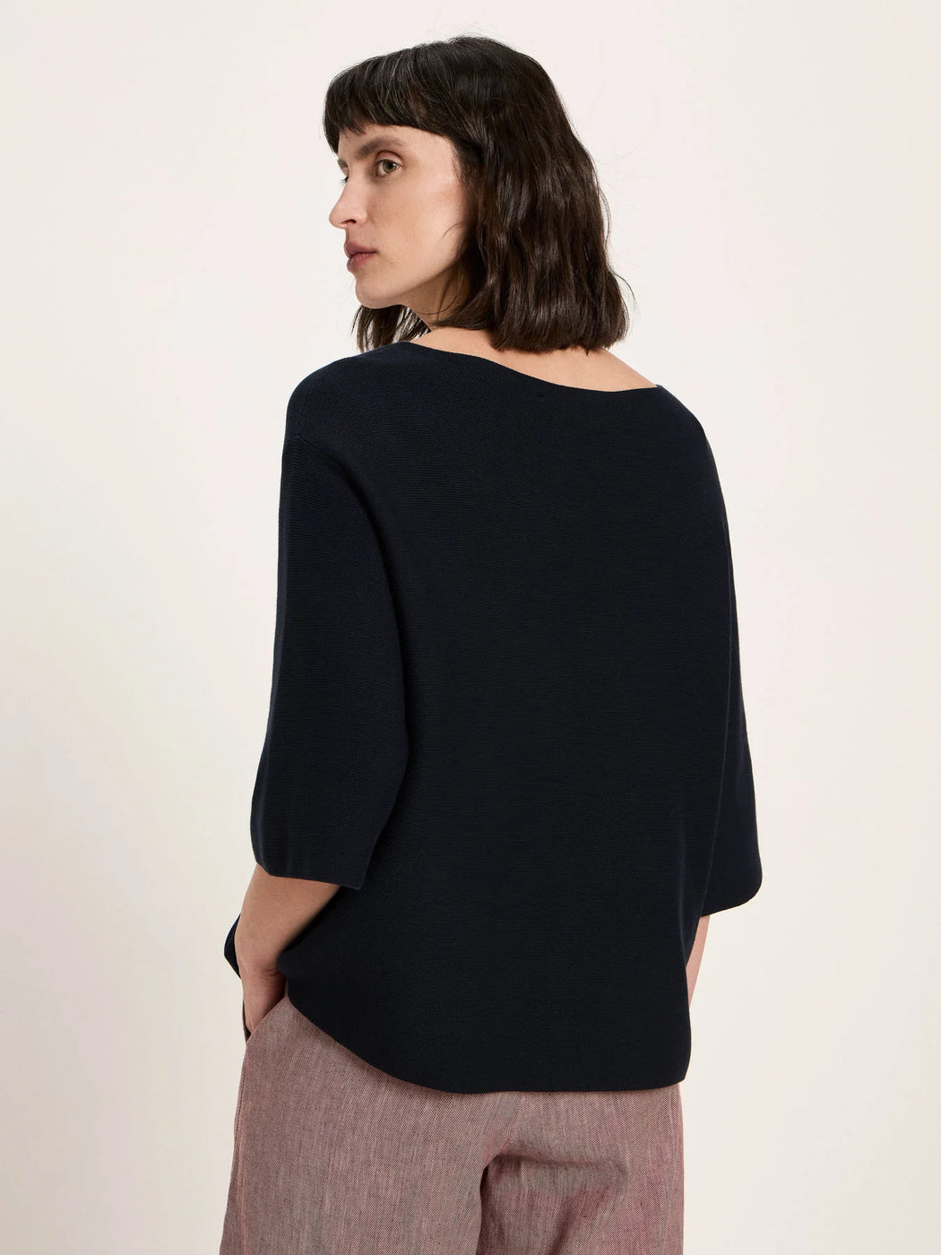 Damen U-Boot Pullover – GOTS-zertifiziert-Lanius-Pullover-ROTATION BOUTIQUE BERLIN