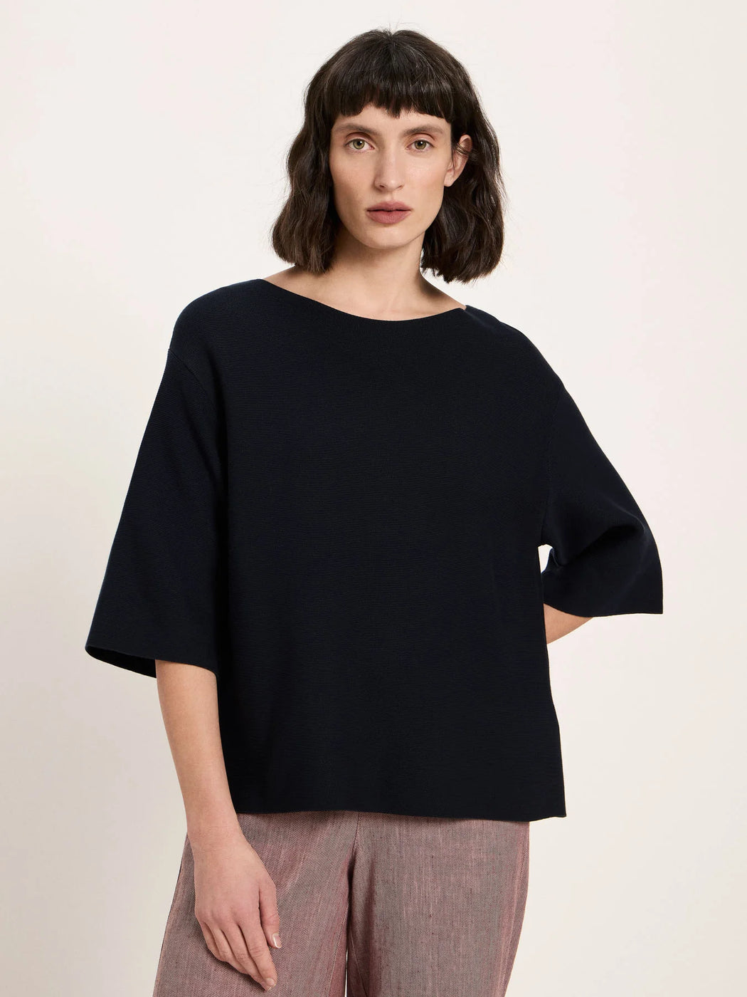 Damen U-Boot Pullover – GOTS-zertifiziert-Lanius-Pullover-ROTATION BOUTIQUE BERLIN