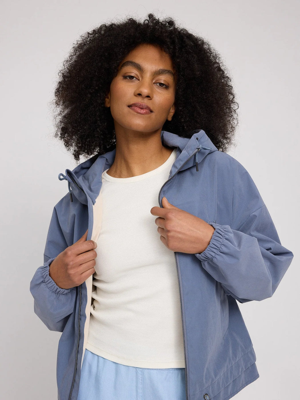 Damen Übergangsjacke Layer Look Light Jacket-Mazine-Jacken & Mäntel-ROTATION BOUTIQUE BERLIN