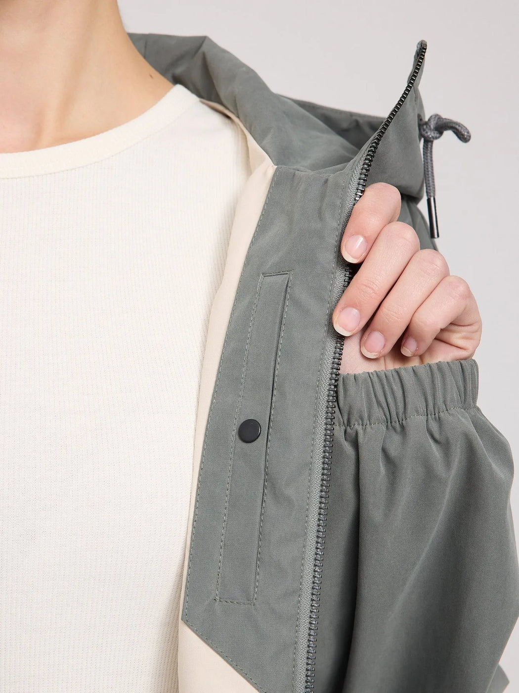 Damen Übergangsjacke Layer Look Light Jacket-Mazine-Jacken & Mäntel-ROTATION BOUTIQUE BERLIN