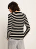 Gestreiftes Langarmshirt aus Merinowolle-Lanius-T-Shirts-ROTATION BOUTIQUE BERLIN