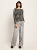Gestreiftes Langarmshirt aus Merinowolle-Lanius-T-Shirts-ROTATION BOUTIQUE BERLIN