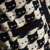 Iggesund Pepita Cats - Cardigan-Dedicated-Pullis & Sweatshirts-ROTATION BOUTIQUE BERLIN