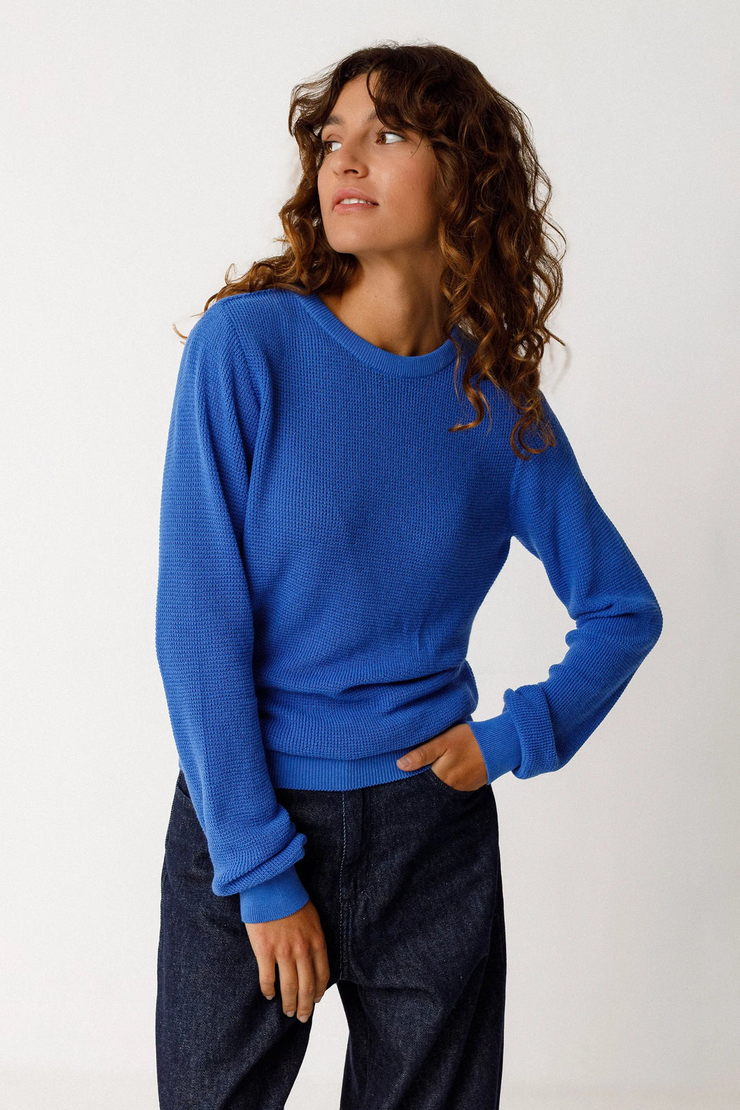 Iradi Strickpullover aus Biobaumwolle-SKFK-Pullis & Sweatshirts-ROTATION BOUTIQUE BERLIN
