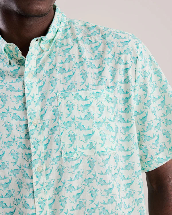 Koi Fish Printed Shirt-Brava Fabrics-Hemden & Blusen-ROTATION BOUTIQUE BERLIN