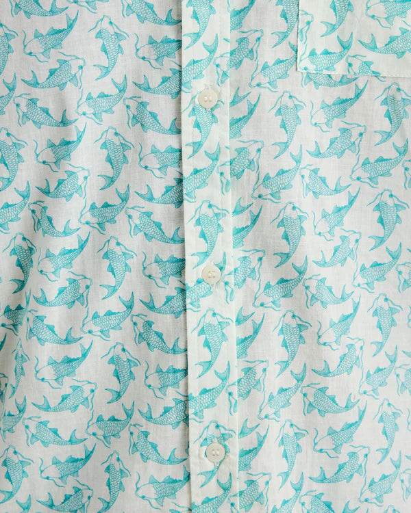 Koi Fish Printed Shirt-Brava Fabrics-Hemden & Blusen-ROTATION BOUTIQUE BERLIN