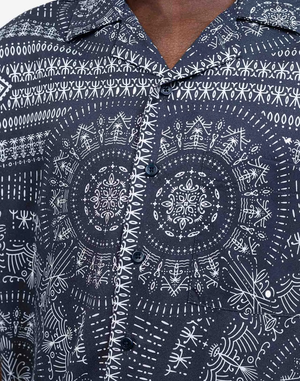 Kurzarm Aloha Hemd Kendari-Olow-Hemden & Blusen-ROTATION BOUTIQUE BERLIN