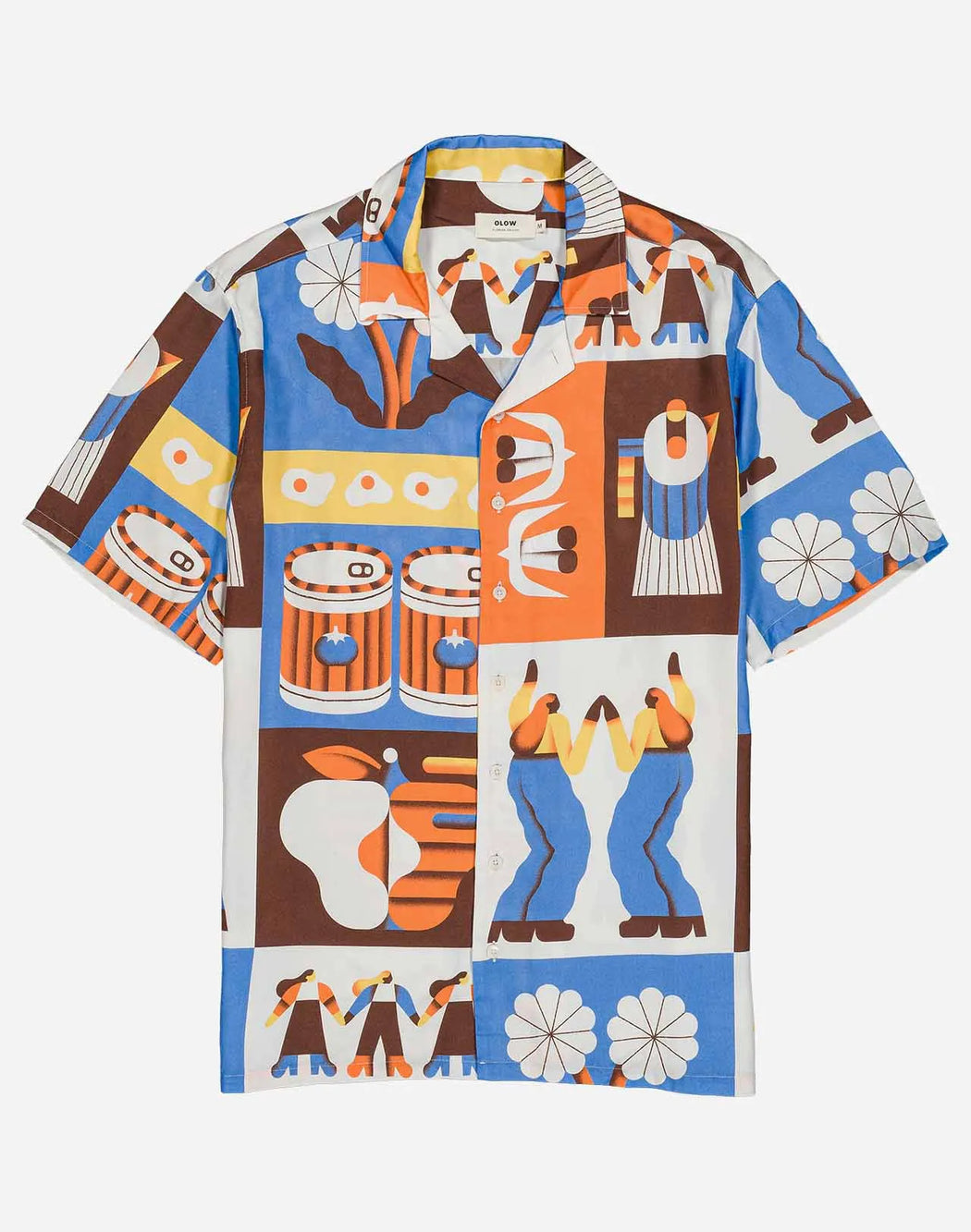 Kurzarm Aloha Hemd Life-Olow-Hemden & Blusen-ROTATION BOUTIQUE BERLIN
