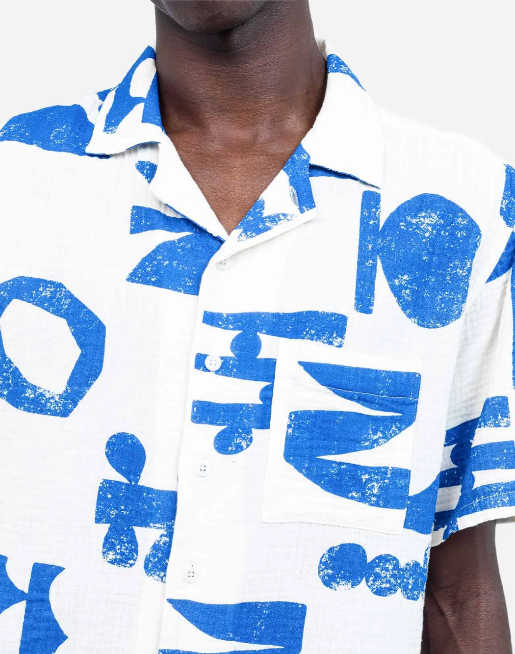 Kurzarm Aloha Hemd Shapes-Olow-Hemden & Blusen-ROTATION BOUTIQUE BERLIN
