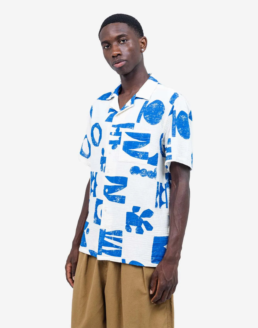 Kurzarm Aloha Hemd Shapes-Olow-Hemden & Blusen-ROTATION BOUTIQUE BERLIN