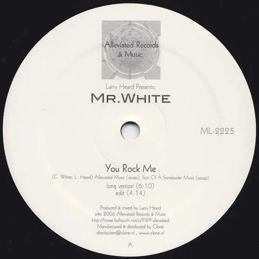 Larry Heard presents Mr. White – The sun can’t compare 12'', 2006-Miscellaneous-Records-ROTATION BOUTIQUE BERLIN