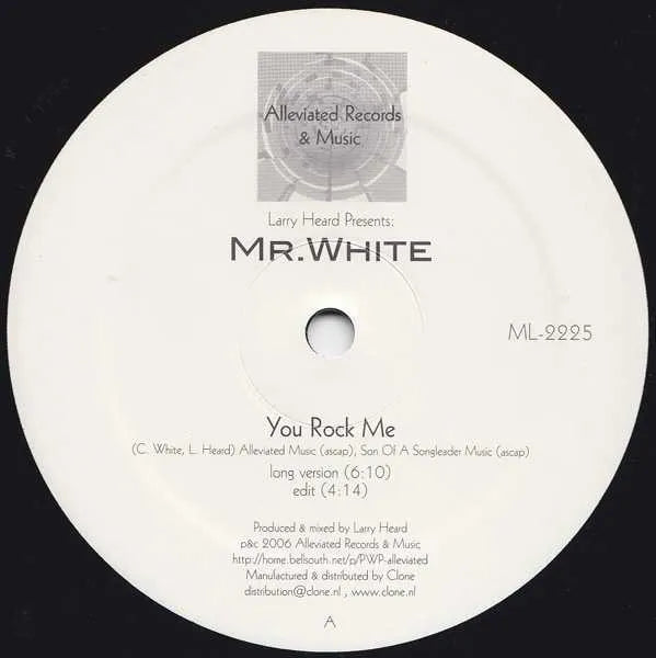 Larry Heard presents Mr. White – The sun can’t compare 12'', 2006-Miscellaneous-Records-ROTATION BOUTIQUE BERLIN