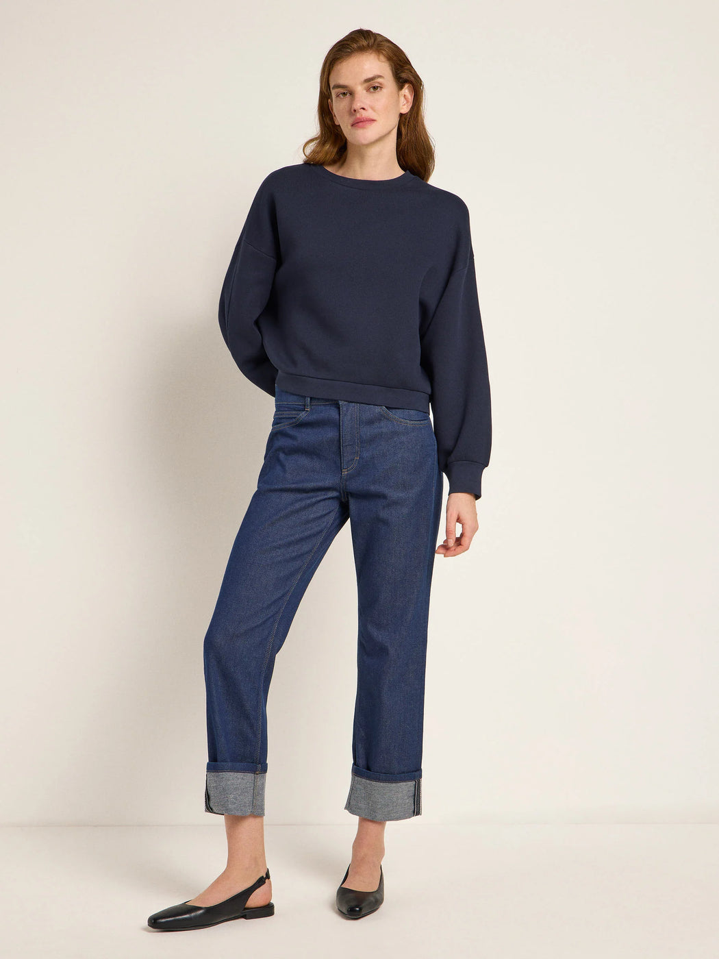 Oversize Sweatshirt GOTS-Lanius-Pullis & Sweatshirts-ROTATION BOUTIQUE BERLIN