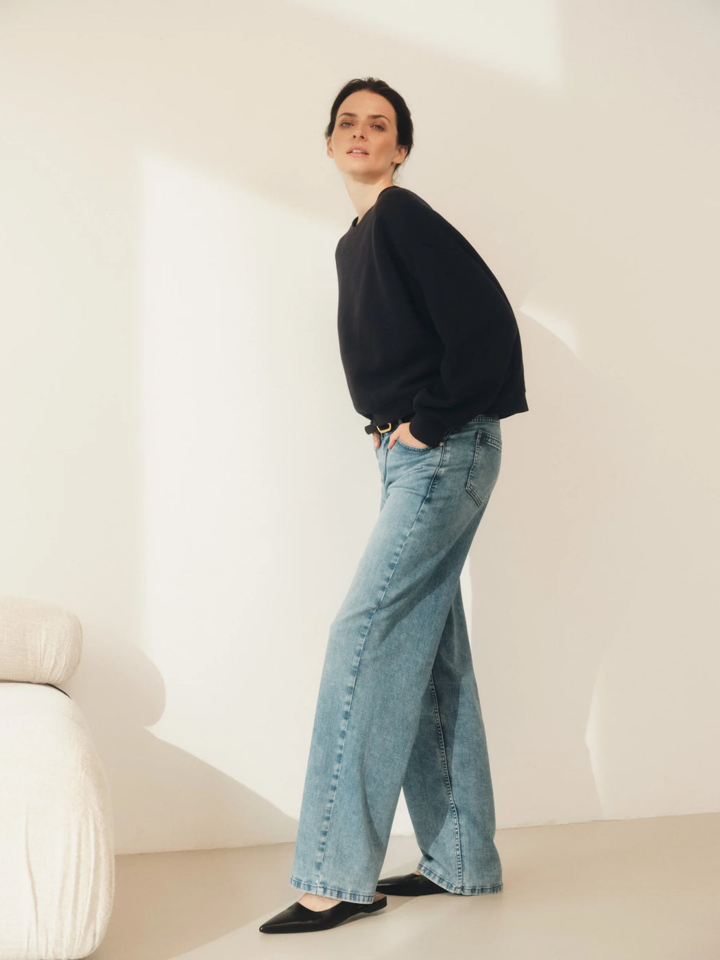 Oversize Sweatshirt GOTS-Lanius-Pullis & Sweatshirts-ROTATION BOUTIQUE BERLIN