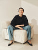 Oversize Sweatshirt GOTS-Lanius-Pullis & Sweatshirts-ROTATION BOUTIQUE BERLIN