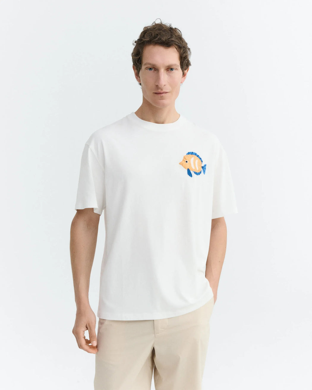 Payaso Patch T-Shirt Herren-Thinking Mu-T-Shirts-ROTATION BOUTIQUE BERLIN