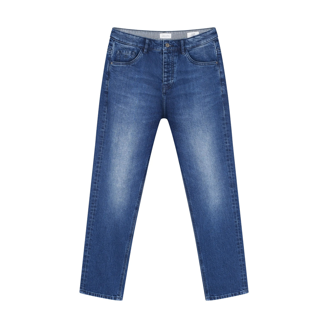 Rise Relaxed Jeans Tapered Fit-Dawn Denim-Hosen-ROTATION BOUTIQUE BERLIN