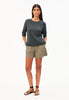 Short Sleeve Linen Blend Knit Sweater-Armedangels-Pullis & Sweatshirts-ROTATION BOUTIQUE BERLIN