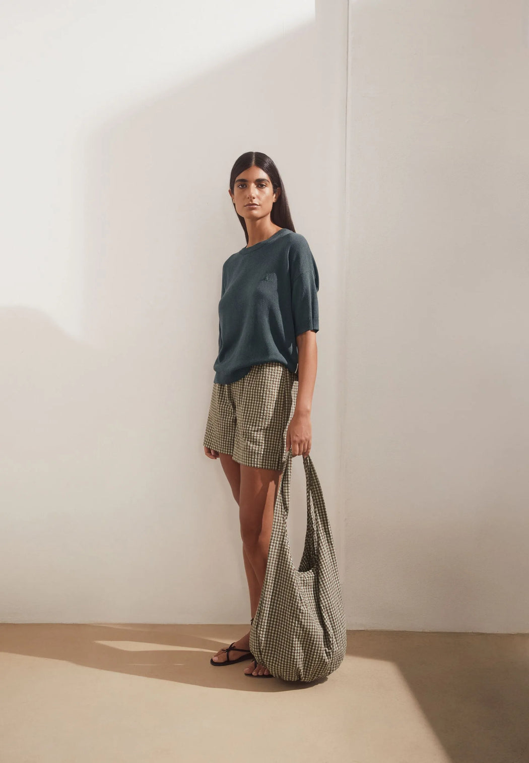 Short Sleeve Linen Blend Knit Sweater-Armedangels-Pullis & Sweatshirts-ROTATION BOUTIQUE BERLIN