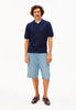 Shortsleeve Knit Polo Shirt-Armedangels-T-Shirts-ROTATION BOUTIQUE BERLIN