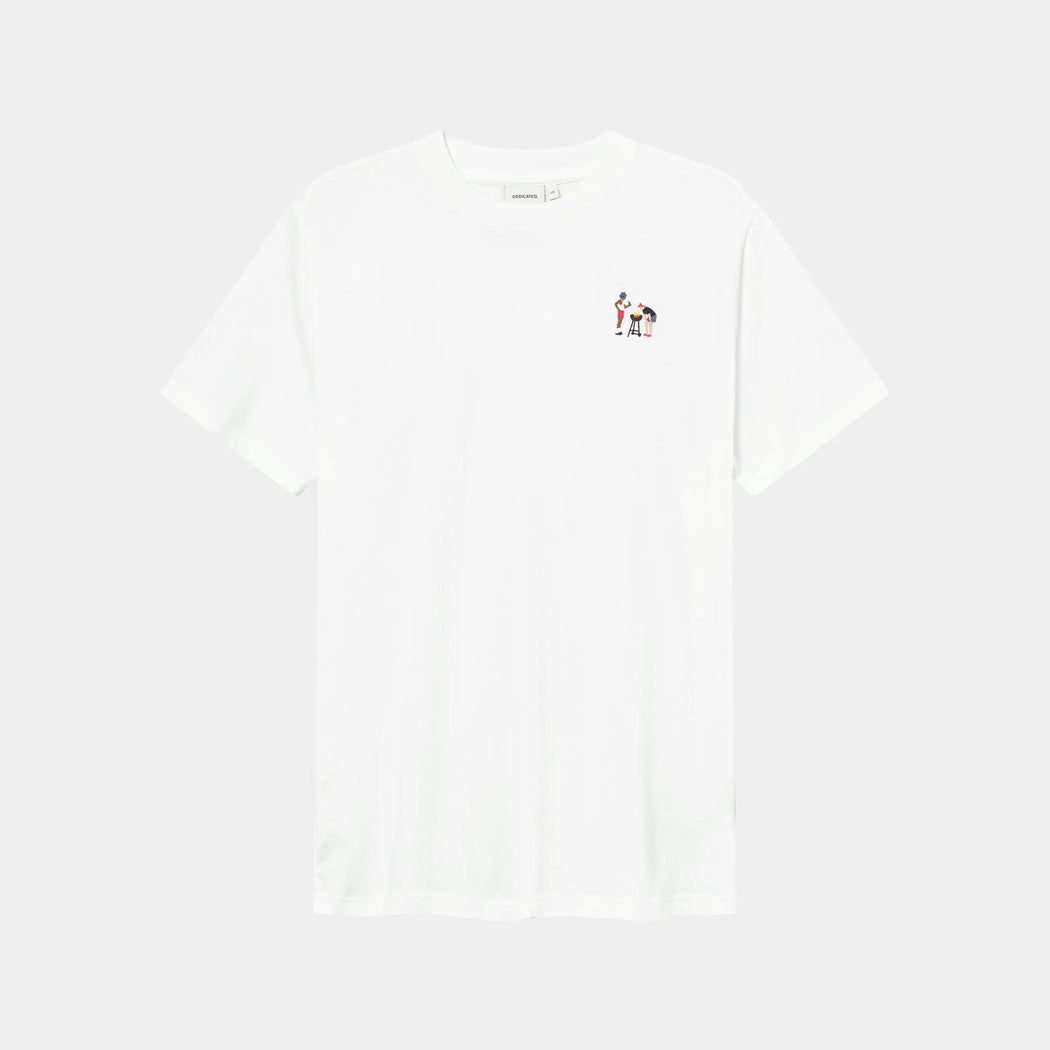 Stockholm Barbecue - T-Shirt mit Stickerei-Dedicated-T-Shirts-ROTATION BOUTIQUE BERLIN