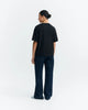 Sunny Black T-Shirt Damen mit Stickerei-Thinking Mu-T-Shirts-ROTATION BOUTIQUE BERLIN