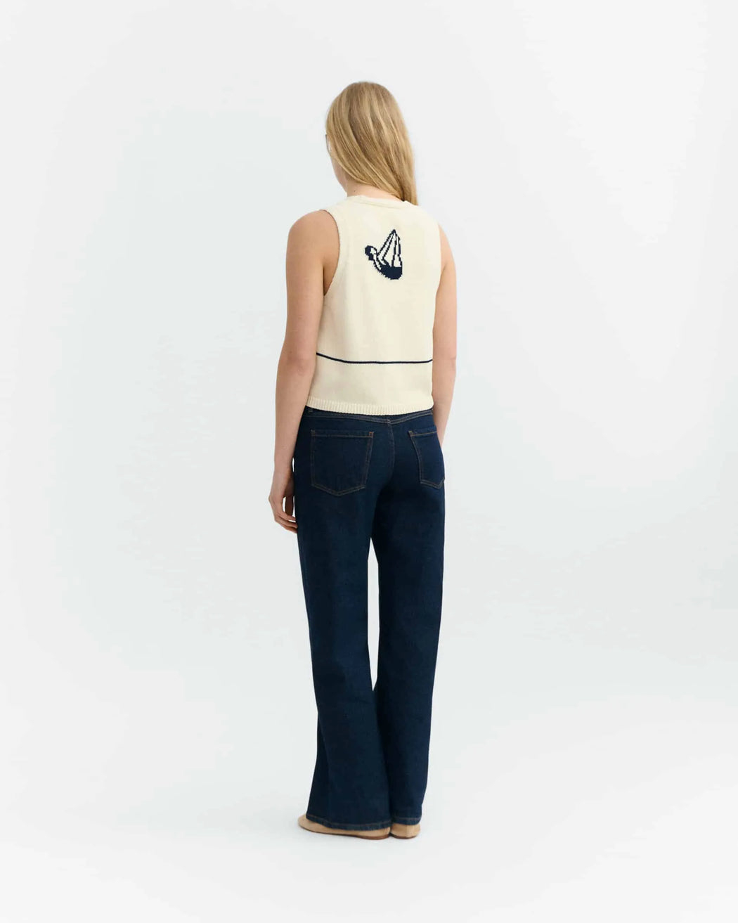 Swimmers Strickweste Damen-Thinking Mu-Pullis & Sweatshirts-ROTATION BOUTIQUE BERLIN