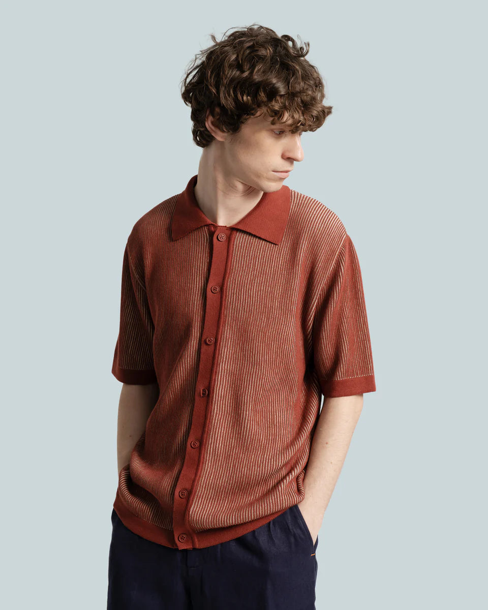 Velzy Knitted Shirt-Far Afield-Hemden & Blusen-ROTATION BOUTIQUE BERLIN