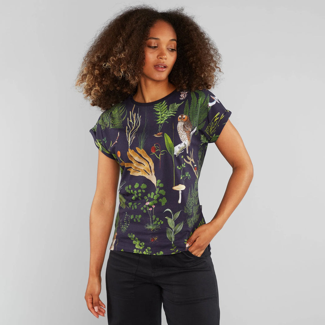 Visby Secret Garden - T-Shirt mit Allover Print-Dedicated-T-Shirts-ROTATION BOUTIQUE BERLIN
