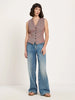 Weste aus Leinen und Bio-Baumwolle-LANIUS-Jacken & Mäntel-ROTATION BOUTIQUE BERLIN