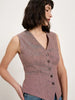 Weste aus Leinen und Bio-Baumwolle-LANIUS-Jacken & Mäntel-ROTATION BOUTIQUE BERLIN