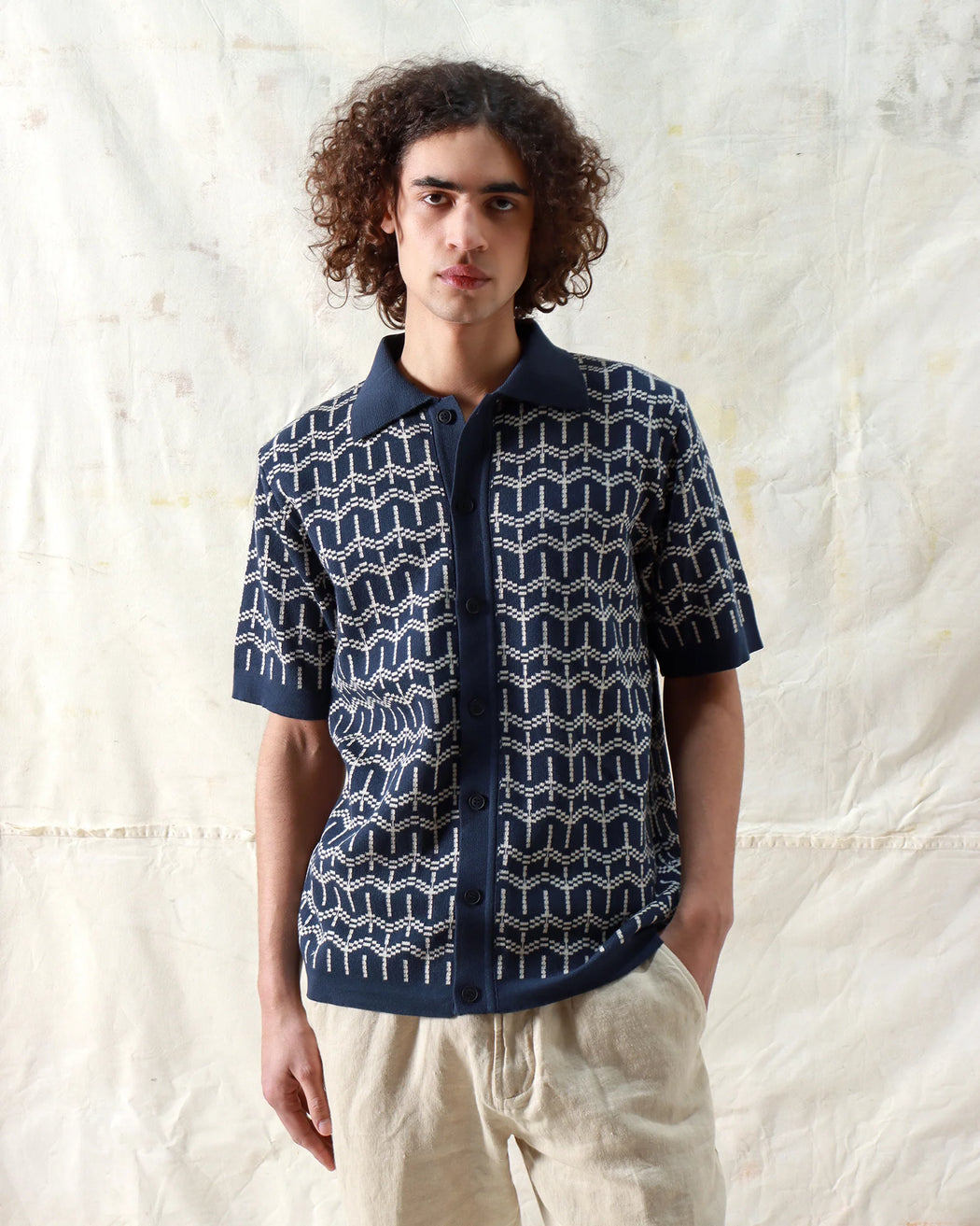 Zigger Cardigan Navy-Far Afield-Hemden & Blusen-ROTATION BOUTIQUE BERLIN